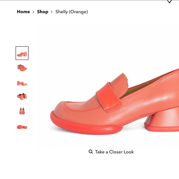 Orange Fluevog Loafers - Picture 2 of 15
